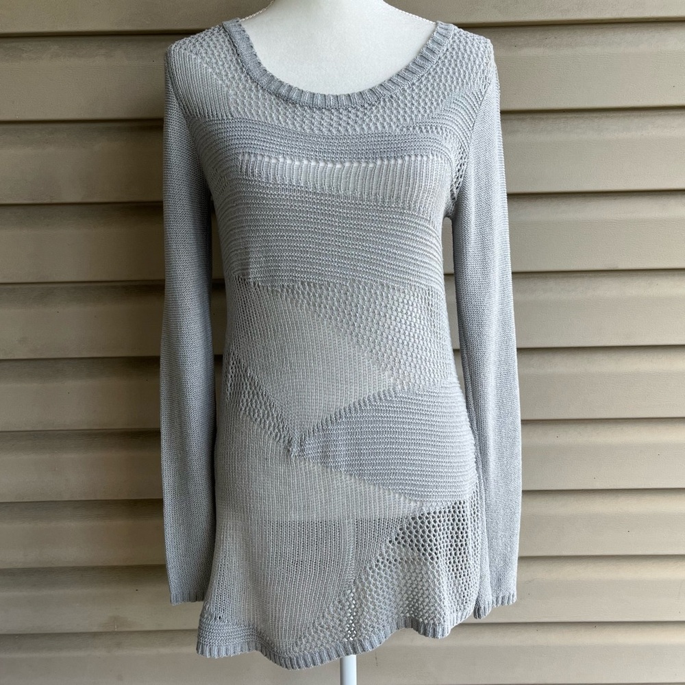 •Needle & Thread• Mixed Stitch Tunic Length Sweater - Size Medium